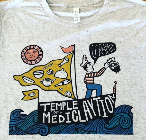 Unisex Short-Sleeve Temple of Mediclaytion T-Shirt